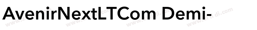 AvenirNextLTCom Demi字体转换